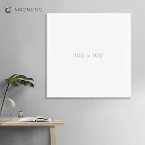 وایت برد شیشه ای مغناطیسی 100x100 سانتیمتر