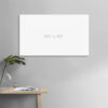 وایت برد شیشه ای 150x90 سانتیمتر