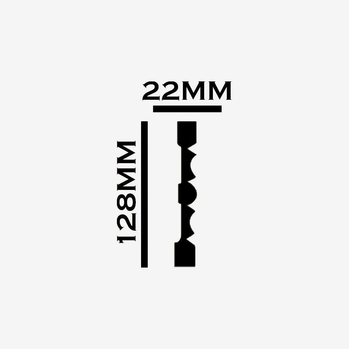 قرنیز پلی یورتان کد D010