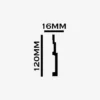 قرنیز پلی یورتان کد D159