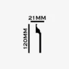 قرنیز پلی یورتان کد D167
