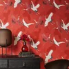 کاغذ دیواری راش آلبوم Barbara Home Collection III سری Cranes