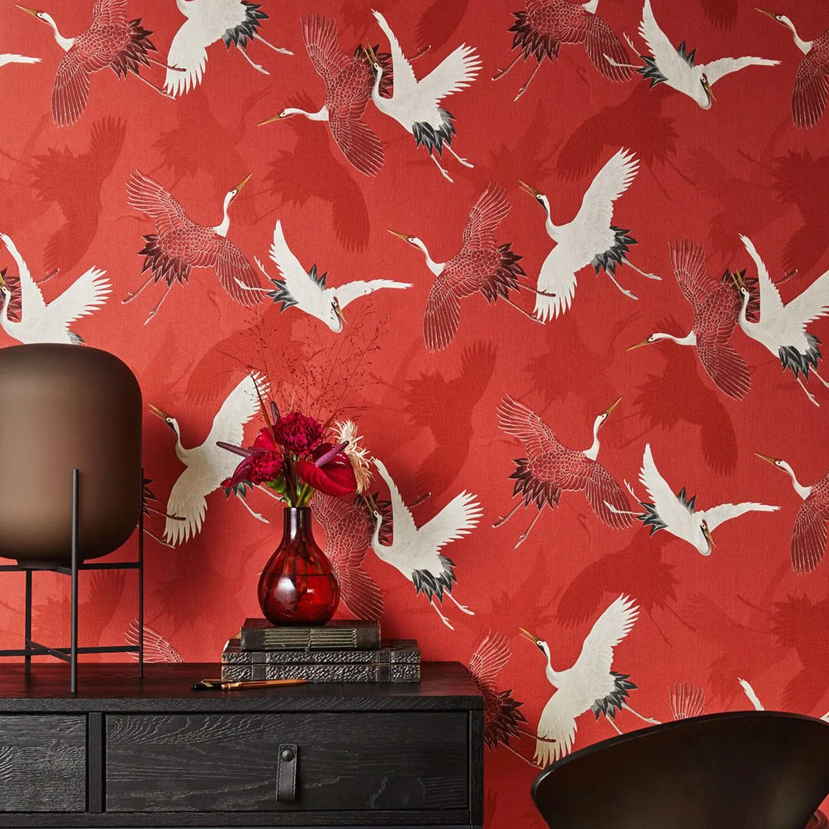 کاغذ دیواری راش آلبوم Barbara Home Collection III سری Cranes