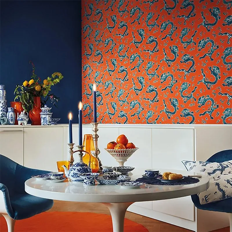 کاغذ دیواری راش آلبوم Barbara Home Collection I سری Dragons