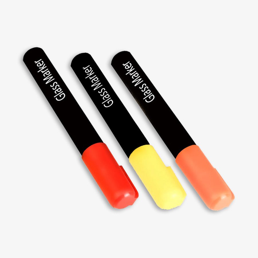 مارکر گچی مخصوص برای گلس برد مشکی 1 مارکر گچی مخصوص برای گلس برد مشکی