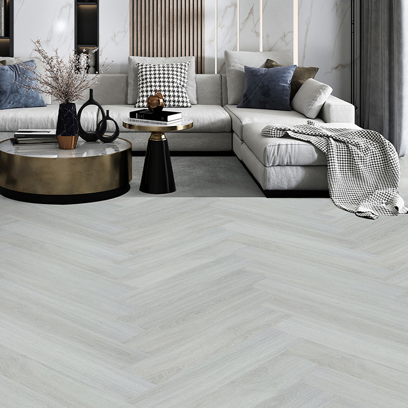 کفپوش SPC برند AQUA GREEN طرح جناغی کد AH2471