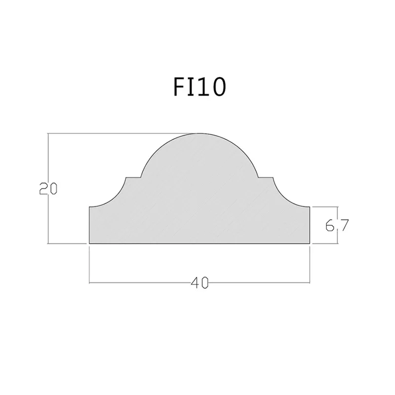 ابزار قاب بندی پلی استایرن بهینا 4 سانتیمتر FI10