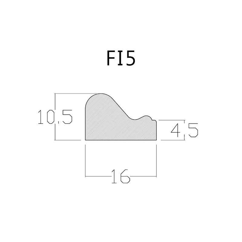 ابزار قاب بندی پلی استایرن بهینا 1.6 سانتیمتر FI5