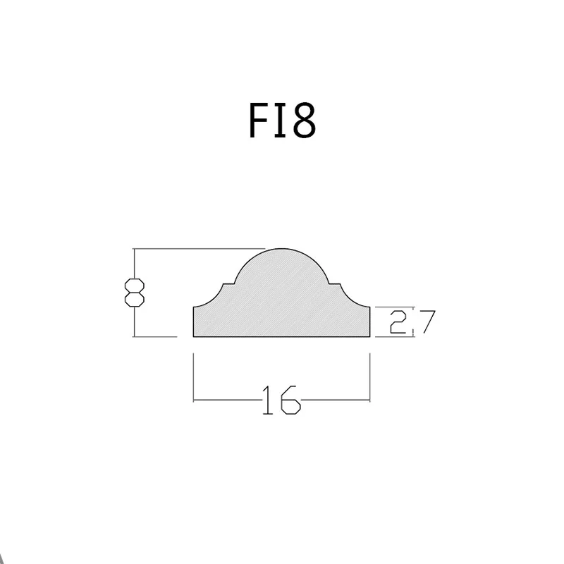 ابزار قاب بندی پلی استایرن بهینا 1.6 سانتیمتر FI8